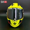 Aufkleber Gives you wings Visieraufkleber Motorradhelm Wunschtext