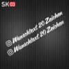 Visieraufkleber Social Media Instagram Wunschtext