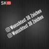 Aufkleber Instagram Name konfigurieren