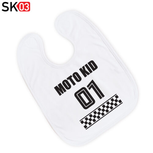 Alternative view of Babylätzchen mit Startnummer für kleine Jungen und Mädchen als top Motorsport Geschenk zur Geburt