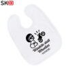 Babylätzchen mit Spruch für Jungen und Mädchen - individuelles Geschenk zur Geburt für Motocross-Fans – Bild 2