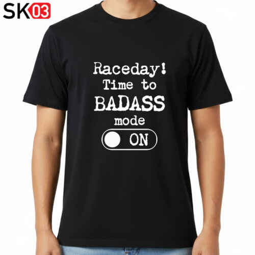 Alternative view of Badass Geschenke Spass T-Shirt für Frauen und Männer Rennfahrer Motorradfahrer Biker Rennstrecke