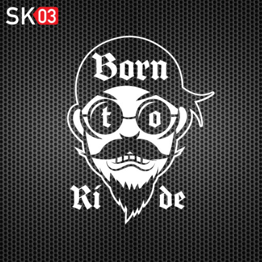 Born to ride Sticker