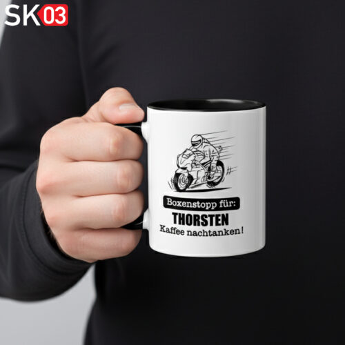 Geschenk Motorradfahrer Tasse