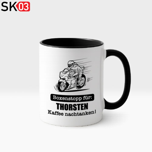 Alternative view of Geschenk Motorradfahrer Tasse mit Namen für Motorradfahrer personalisierte Geschenkidee
