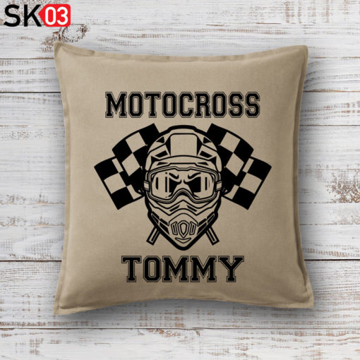 Personalisiertes Motocross Kissen als Geburtstags Geschenk