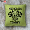 Motocross Motorrad Kissen mit Wunsch Name bedruckt