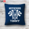 Bedrucktes Motocross Motorrad Kissen mit Name