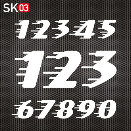 Startnummer Motorrad Speed
