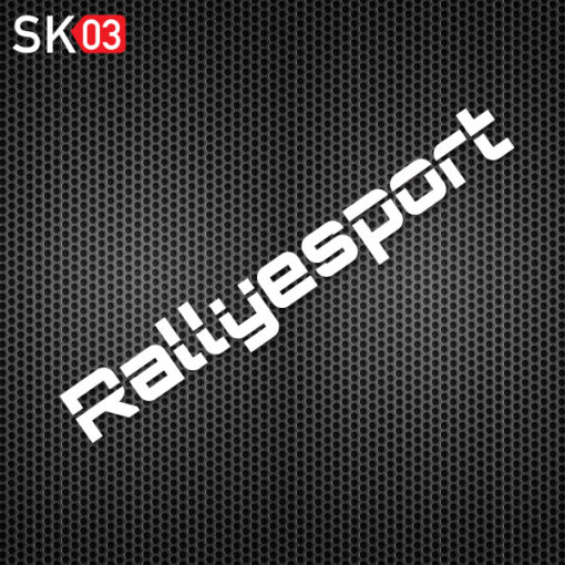 Rallyesport Aufkleber