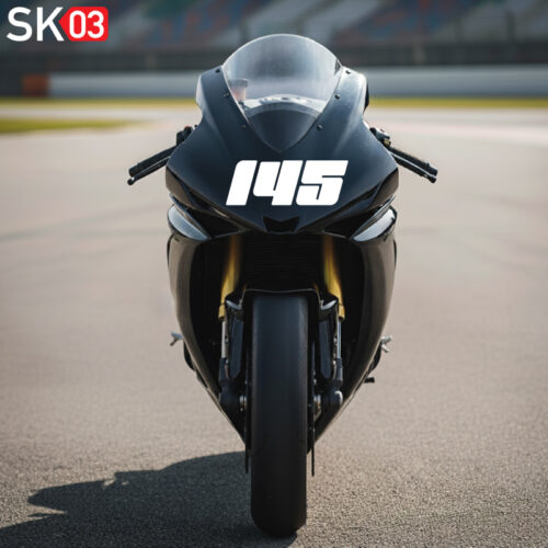 Startnummern Aufkleber Motorsport Zahlen Motorrad Motocross