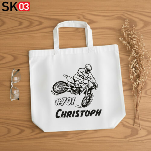 Geschenke Motocrossfahrer individuell persönlich gestaltet mit Rennnummer und Namen