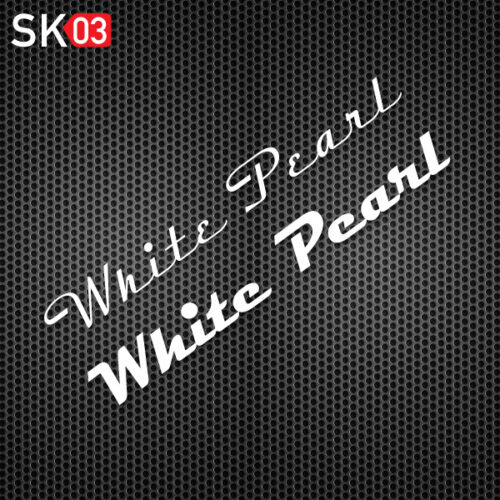 White Pearl Aufkleber